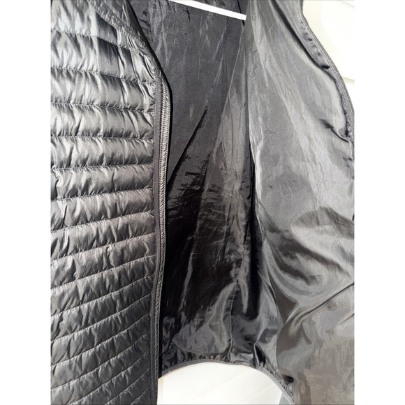 Men's Eddie Bauer Full-Zip Down Puffer Jacket Sz XL Black GW999 - Picture 10 of 11